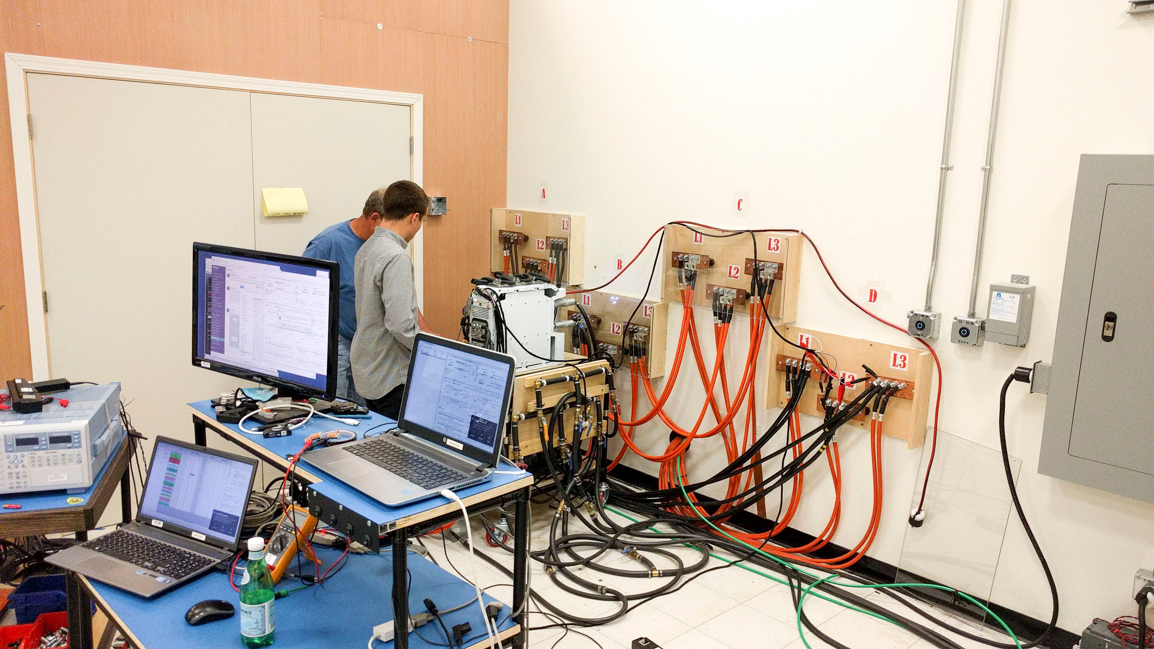 EPC Power testing controllers at full power lab